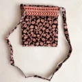 Gemini_Generated_Image_2e4e7f2e4e7f2e4e Black Leaf & Vine Bagh Handblock Print Cotton Sling Bag