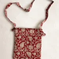 Gemini_Generated_Image_4zbo7p4zbo7p4zbo Red Leaf & Vine Bagh Handblock Print Cotton Sling Bag