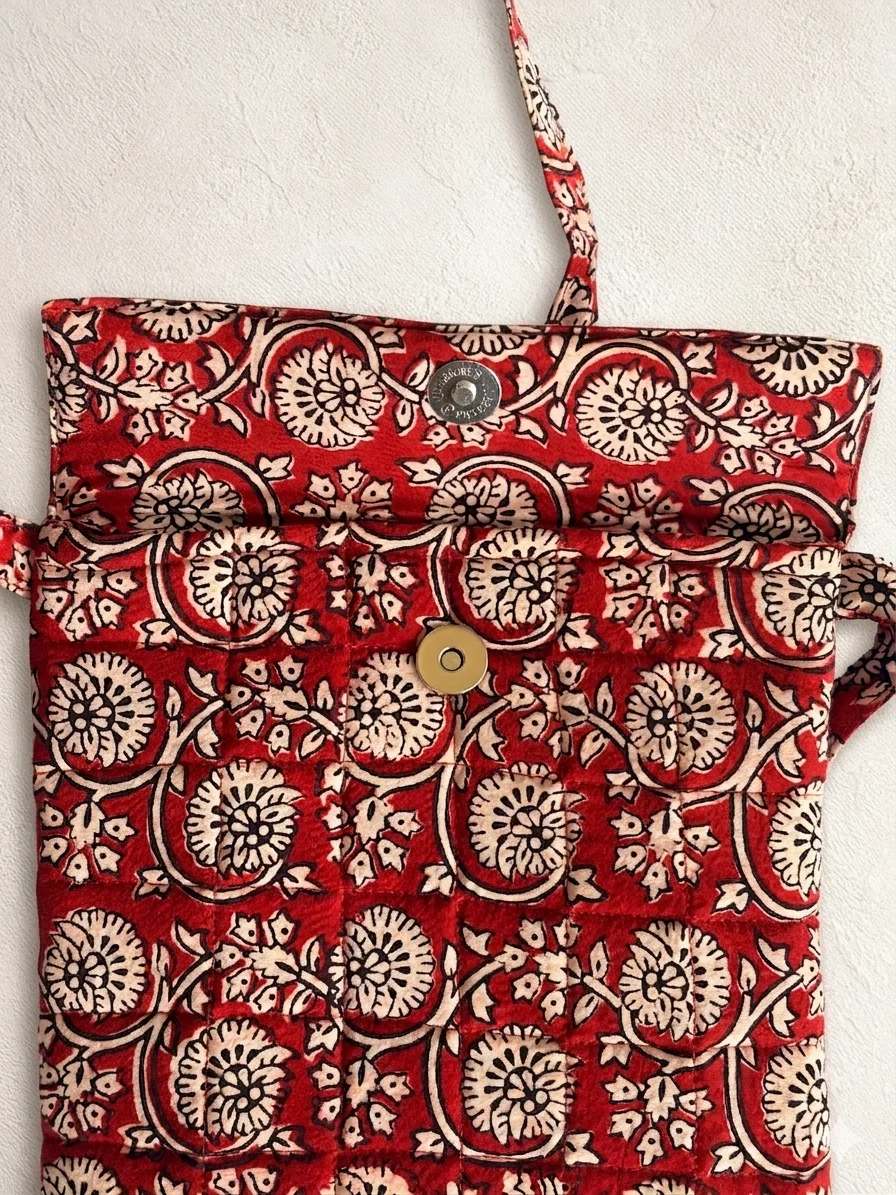 Gemini_Generated_Image_8lqmsk8lqmsk8lqm Red Floral Bagh Handblock Print Cotton Sling Bag