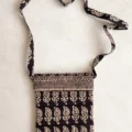 Gemini_Generated_Image_eft3mueft3mueft3 Black Buti Bagh Handblock Print Cotton Sling Bag