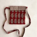 Red Paisley Bagh Print Cotton Sling Bag